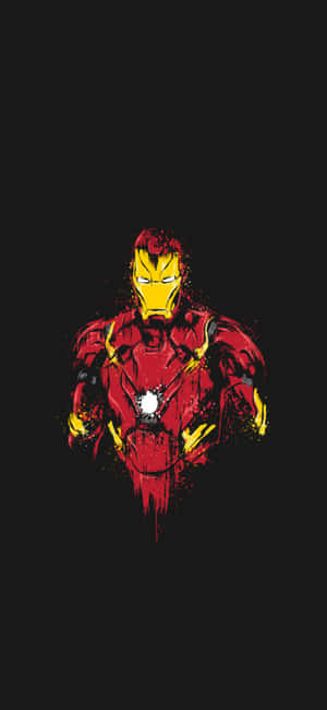 iPhone X Iron Man Arka Planı — Galaxy S25 Edge Duvar Kağıdı