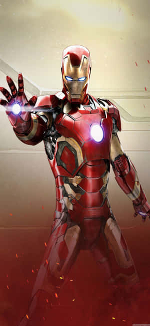 iPhone X Iron Man Arkaplanı — Realme C73 Duvar Kağıdı