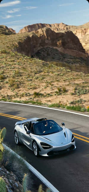 iPhone X McLaren 720s Arka Plan — iPhone 14 Plus Duvar Kağıdı