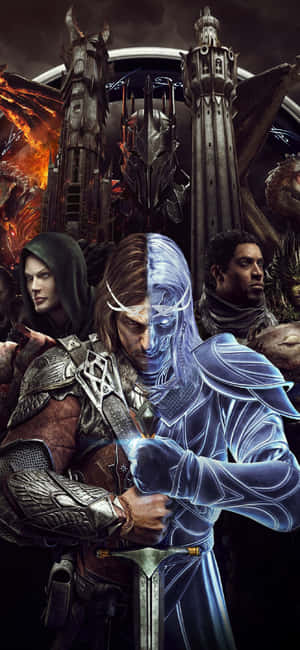 Iphone X Shadow Of Mordor Arka Planı — iPhone 17 Pro Max Duvar Kağıdı