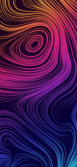 iPhone X Soyut Döngüler — Soyut iPhone duvar kağıdı