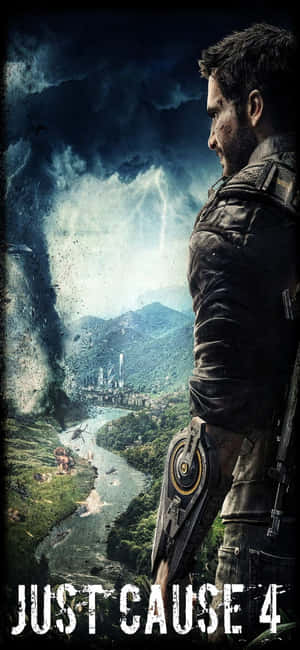iPhone X Just Cause 4 Arka Planı — POCO M7 Plus Duvar Kağıdı