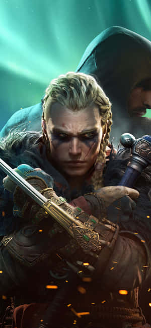 iPhone XS Assassin's Creed Valhalla Arka Planı — Xiaomi T Duvar Kağıdı