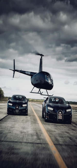 iPhone Xs Helikopter Arka Plan — iPhone 13 Pro Duvar Kağıdı