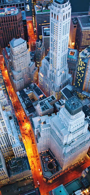 Iphone Xs Ny City Background — Realme C85 Duvar Kağıdı