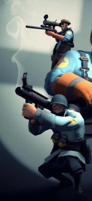 iPhone XS Team Fortress 2 Arka Planı — Vivo V70 Elite Duvar Kağıdı