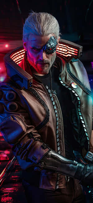Iphone Xs Max Cyberpunk 2077 Arka Planı — Xiaomi 17 Max Duvar Kağıdı