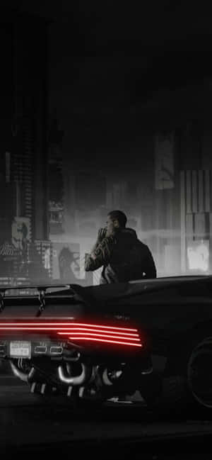 iPhone Xs Max Siberpunk 2077 Arka Planı — Honor X5d Plus Duvar Kağıdı