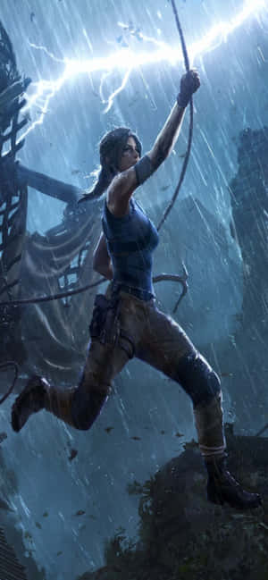 iPhone Xs Max Rise Of The Tomb Raider Arka Planı — iPhone Xs Duvar Kağıdı