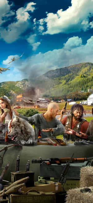 Iphone Xs Max Far Cry 5 Arkaplan — POCO M Duvar Kağıdı
