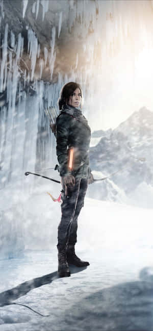 Iphone Xs Max Rise Of The Tomb Raider Arkaplan — iPhone 16 Pro Duvar Kağıdı