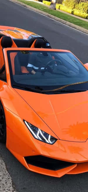 iPhone Xs Max Lamborghini Arka Planı — Tecno Camon 50 Pro Duvar Kağıdı