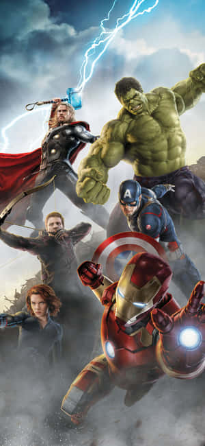iPhone XS Avengers Arkaplanı — iPhone 14 Duvar Kağıdı