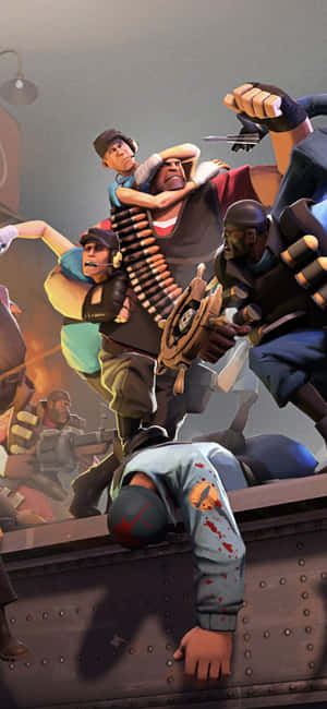 iPhone XS Team Fortress 2 Arka Planı — Xiaomi 17 Max Duvar Kağıdı