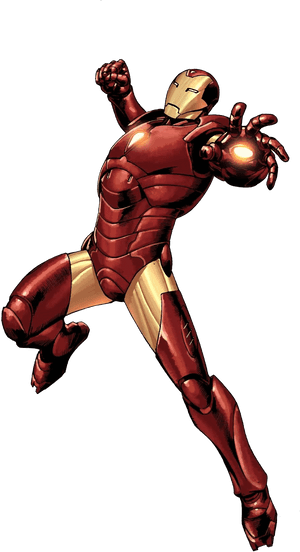 Iron Man aksiyon pozu