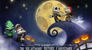 "Jack Skellington, Kasabayı Kasabası'nın Kralı" — Cadılar bayramı estetiği Duvar Kağıdı