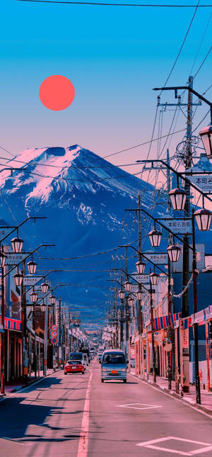 Japan Mt. Fuji Vibes wallpaper — iPhone 16 Plus Duvar Kağıdı