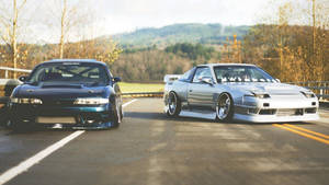 JDM Arabalar Yolda Park Halinde