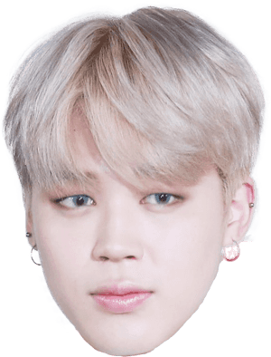Jimin Sarı Saçlı Portre