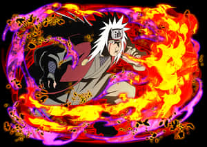 Jiraiya Ateş Tekniği Anime Sanatı