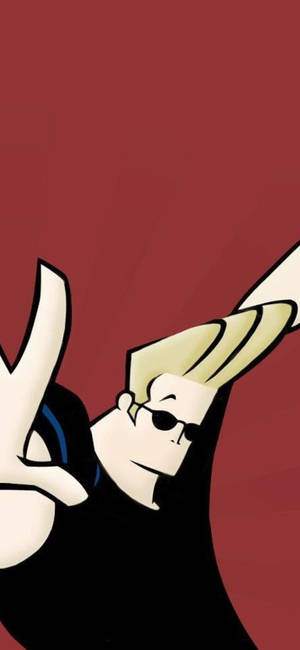Johnny Bravo Klasik Tarzında Poz Veriyor