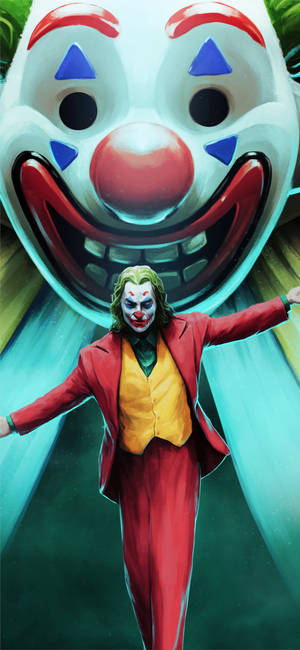 Joker 2019 sanat illüstrasyonu duvar kağıdı