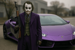 DC Comics, Joker, Süper Araba Arka Planı, Mor Estetik, DC Comics Resimleri, Kötü Karakter Arka Planı, Mor Takım Elbise