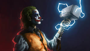 Joker Thor çekici sanatı duvar kağıdı — Joker Duvar Kağıdı