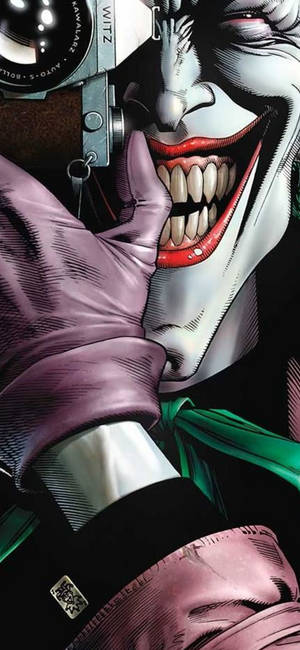 Joker Yumruk Deliği — Samsung S23 Duvar Kağıdı