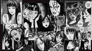 Junji Ito Tomie Kawakami Kolaj