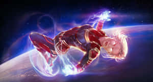 Kaptan Marvel Carol Danvers — Marvel Duvar Kağıdı