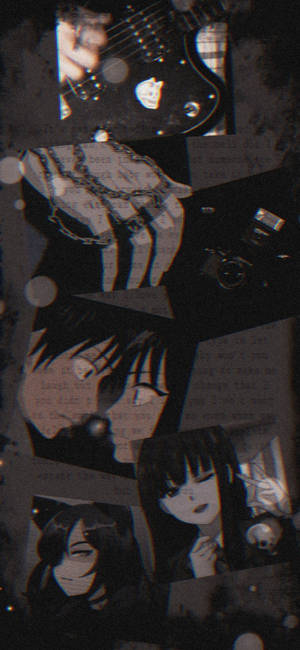 Karanlık Anime Alternatif Estetiği — Galaxy S24 Duvar Kağıdı