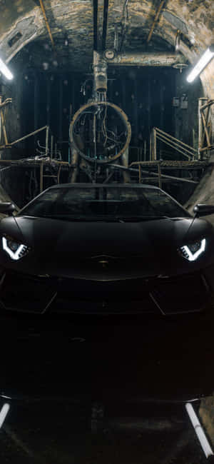 Siyah Lamborghini İphone — Xiaomi 17 Max Duvar Kağıdı