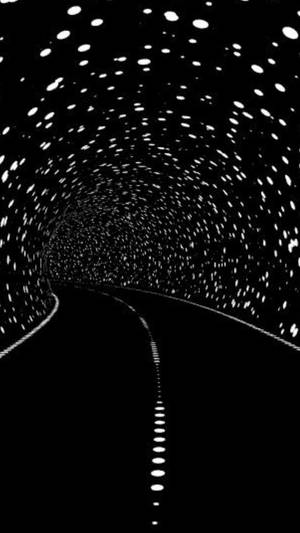 Karanlık Tripli Tünel — Karanlık trippy Duvar Kağıdı