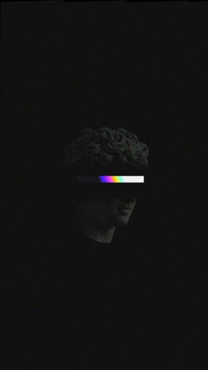 Karanlık Trippy Heykel — Karanlık trippy Duvar Kağıdı