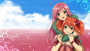 Kawaii Anime Rosario + Vampire Moka ve Kokoa