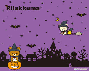 Kawaii Cadılar Bayramı Rilakkuma Cadısı