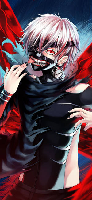 Ken Dil Çıkarmış Tokyo Ghoul iPhone — iPhone 18 Pro Duvar Kağıdı
