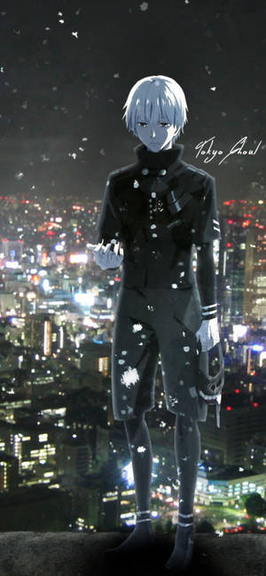 Ken Maskesiz Tokyo Ghoul iPhone — Galaxy S26 Ultra Duvar Kağıdı