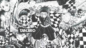 Kimetsu No Yaiba Manga Paneli duvar kağıdı