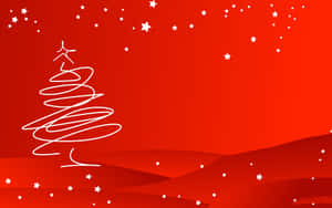 Kırmızı Noel Arka Planı