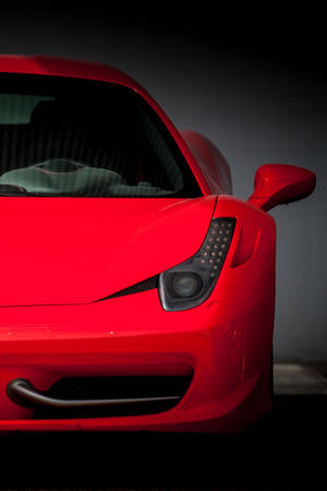 Kırmızı Ferrari iPhone Görselleştirme