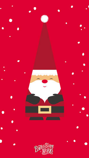 Kırmızı Noel Baba iPhone Duvar Kağıdı