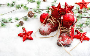Kırmızı Noel Çizmeleri