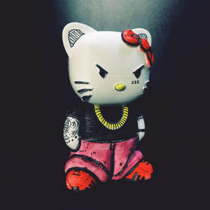 Kızgın Hello Kitty Cadılar Bayramı serserisi duvar kağıdı — Hello Kitty Cadılar Bayramı Duvar Kağıdı