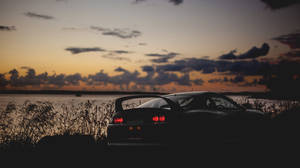 Klasik Supra JDM Estetiği — Havalı GIF Duvar Kağıdı