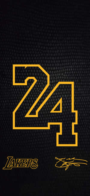 Kobe Bryant 24 Logosu — Pixel 8 Duvar Kağıdı
