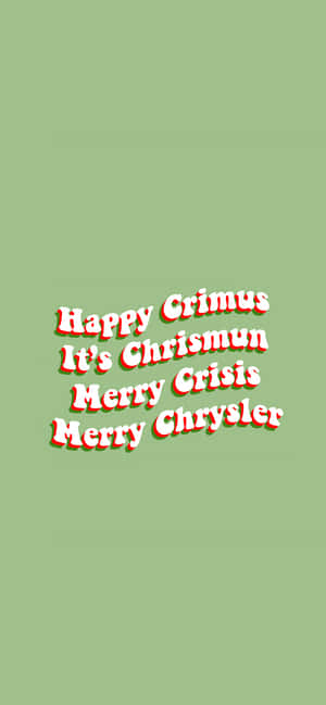 Funny Christmas Iphone — iPhone 15 Duvar Kağıdı