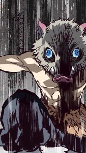 Korkunç Inosuke PFP — Demon slayer telefon Duvar Kağıdı