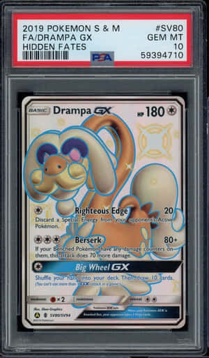 Korumalı Drampa Pokémon Ticaret Kartı — Pokemon Telefon Duvar Kağıdı